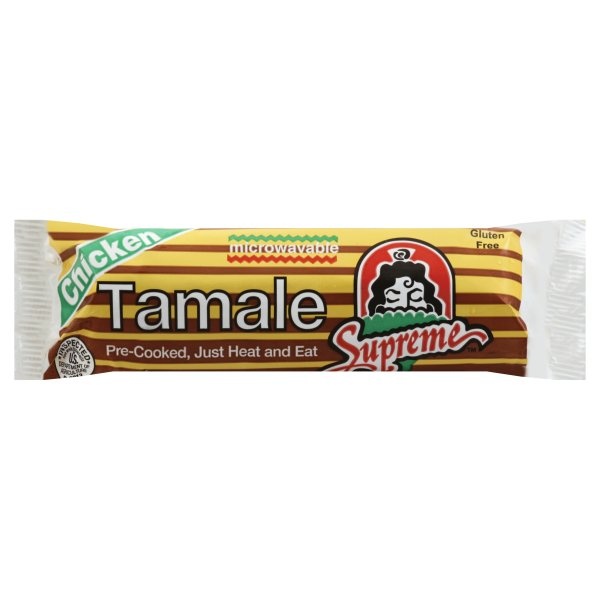 slide 1 of 5, Supreme Tamales Chicken, 4 oz