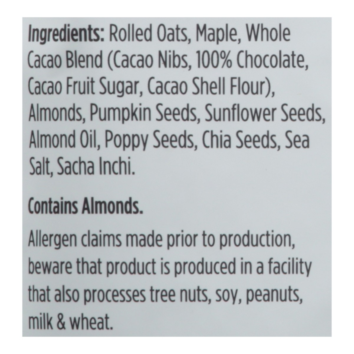 slide 9 of 12, Blue Stripes 70% Cacao Whole Cacao Dark Chocolate Granola 8 oz, 8 oz