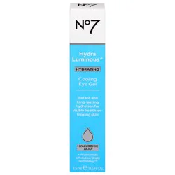 No7 HydraLuminous+ Hydrating Cooling Eye Gel 0.5 fl oz