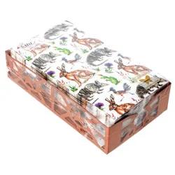 Boston International Texas Critters Guest Napkins & Copper Caddy Set