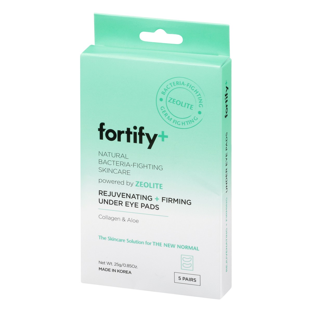 slide 10 of 12, Zeolite Fortify+ Collagen & Aloe Rejuvenating + Firming Under Eye Pads 5 ea, 5 ct