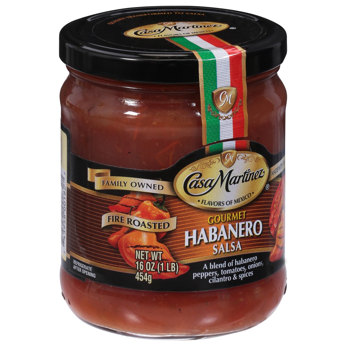 slide 3 of 9, Casa Martinez Hot Fire Roasted Gourmet Habanero Salsa 16 oz, 16 oz