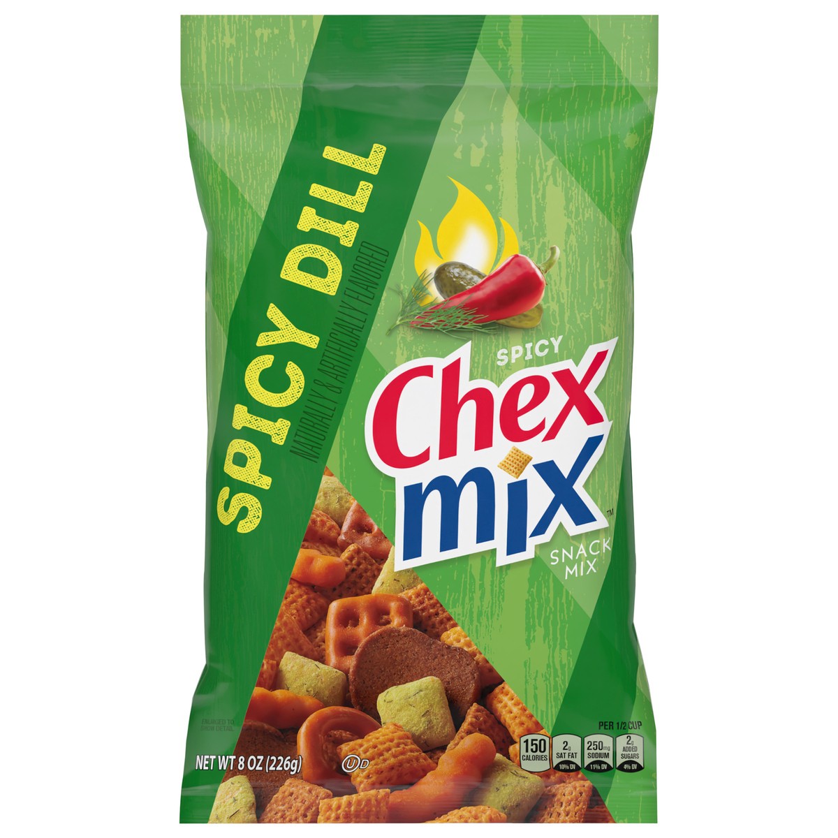 slide 1 of 4, Chex Mix Spicy Dill Savory Snack Mix, Snacks, 8 oz, 8 oz