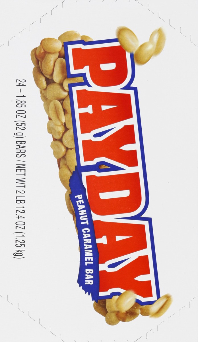 slide 3 of 4, Payday Peanut Caramel Candy Bars, 1.85 oz (24 Count), 1.85 oz
