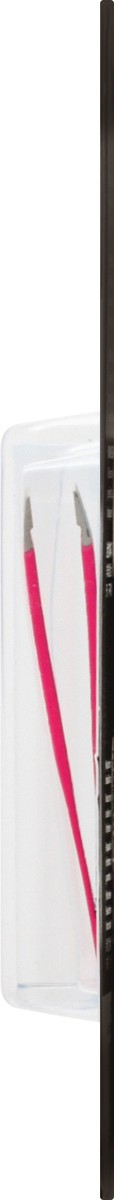 slide 2 of 9, Tweezerman Mini Slant Tweezer - Neon Pink, 1 ct