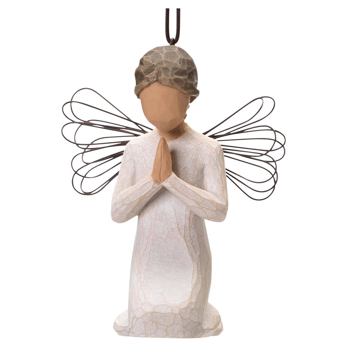 slide 1 of 5, Willow Tree Angel of Prayer Ornament, 1 ct