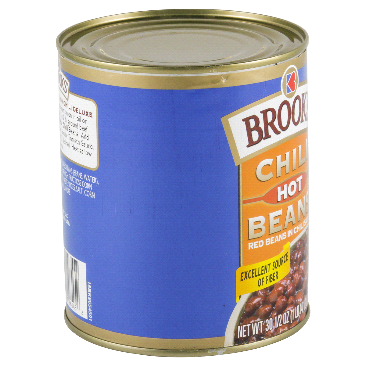 slide 4 of 4, Brooks Hot Beans In Chili Sauce Chili, 30 oz