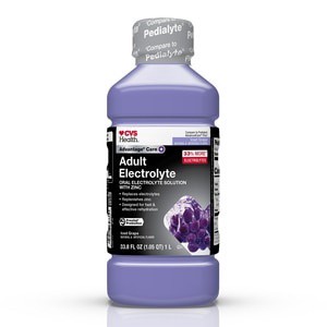 slide 1 of 1, Cvs Health Advantage Care Plus Electrolyte Solution, Iced Grape, 35.2 oz