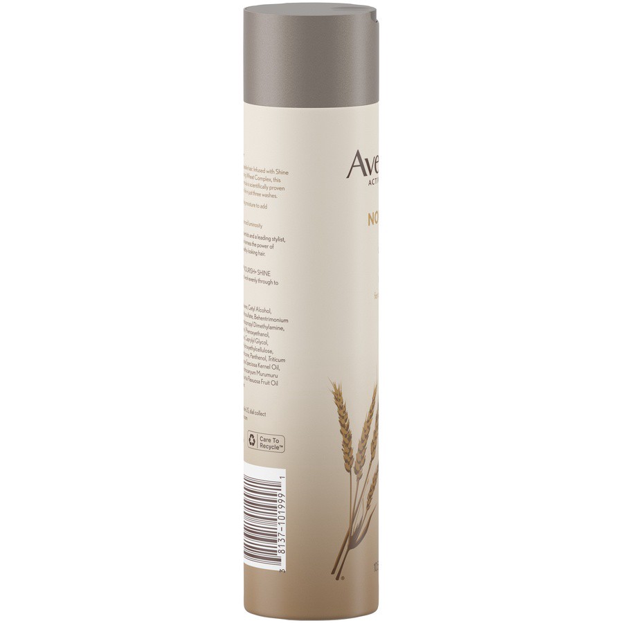 slide 5 of 6, AVEENO Nourish+ Shine Conditioner, 10.5 Fl. Oz, 10.50 fl oz