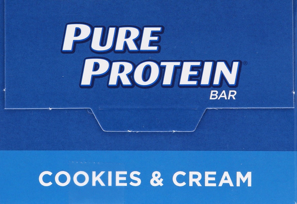 slide 3 of 10, Pure Protein Bars, Cookies n Cream, 20 g, 2.75 oz, 6 ct, 6 ct