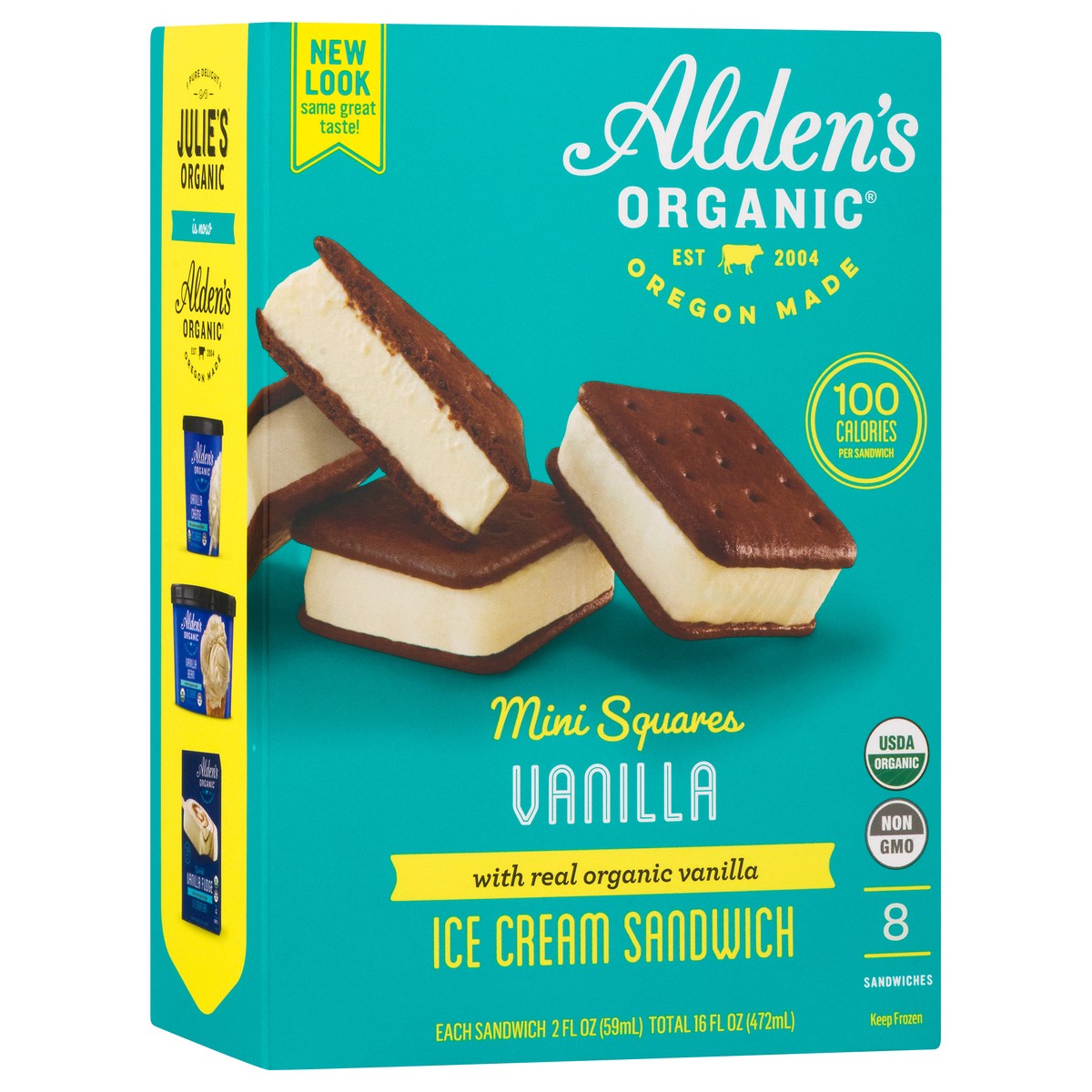 slide 5 of 9, Alden's Ice Cream Sandwich, 8 ct