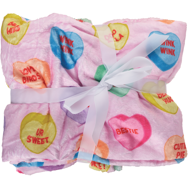 slide 1 of 1, Sweethearts Blanket Hearts Ao, 1 ct