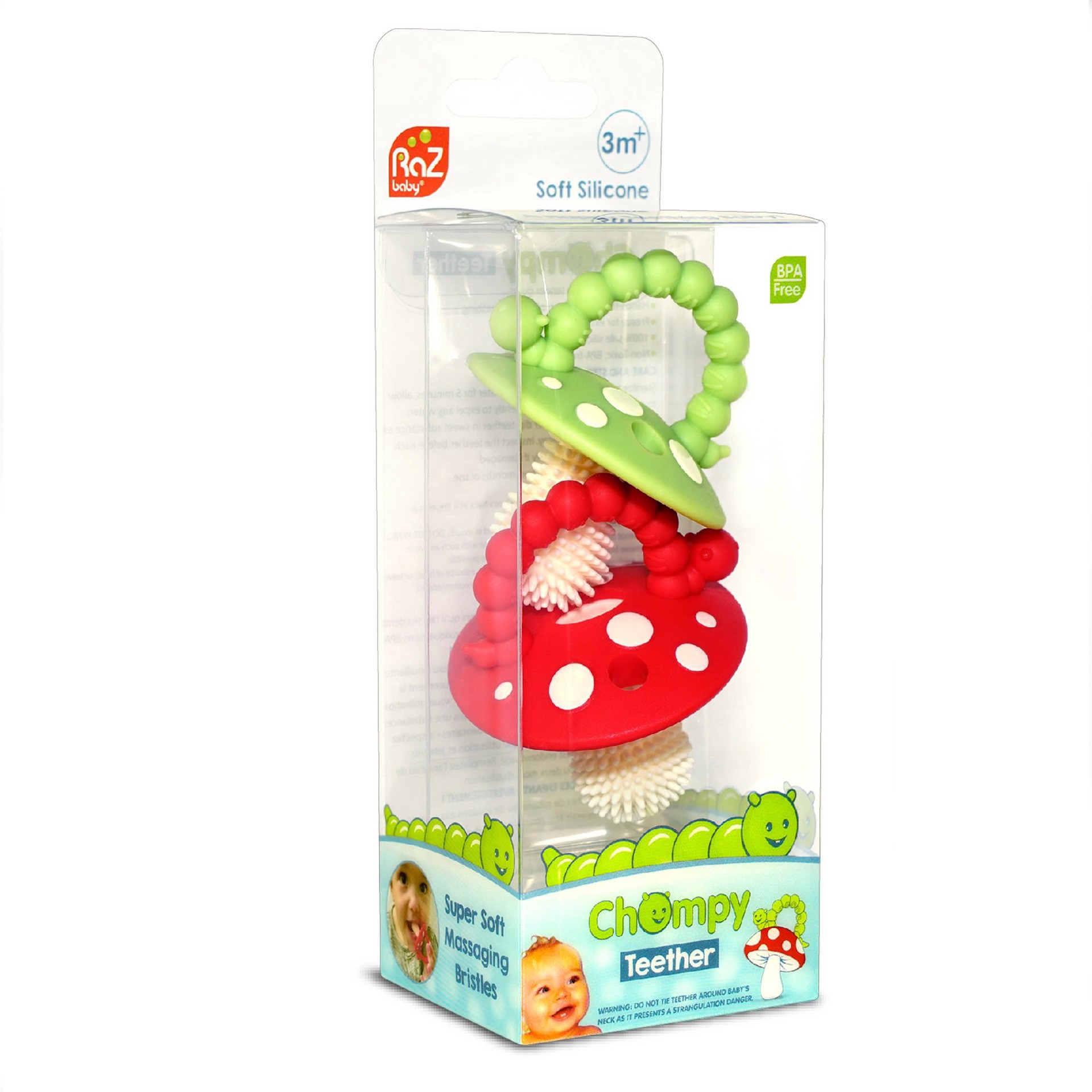 slide 1 of 1, R2P Pet Chompy 3M+ Teether 1 Each, 2 ct