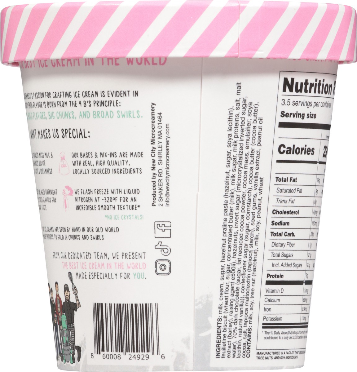 slide 9 of 14, New City Microcreamery Newtellaroche Ice Cream 14 fl oz, 14 fl oz