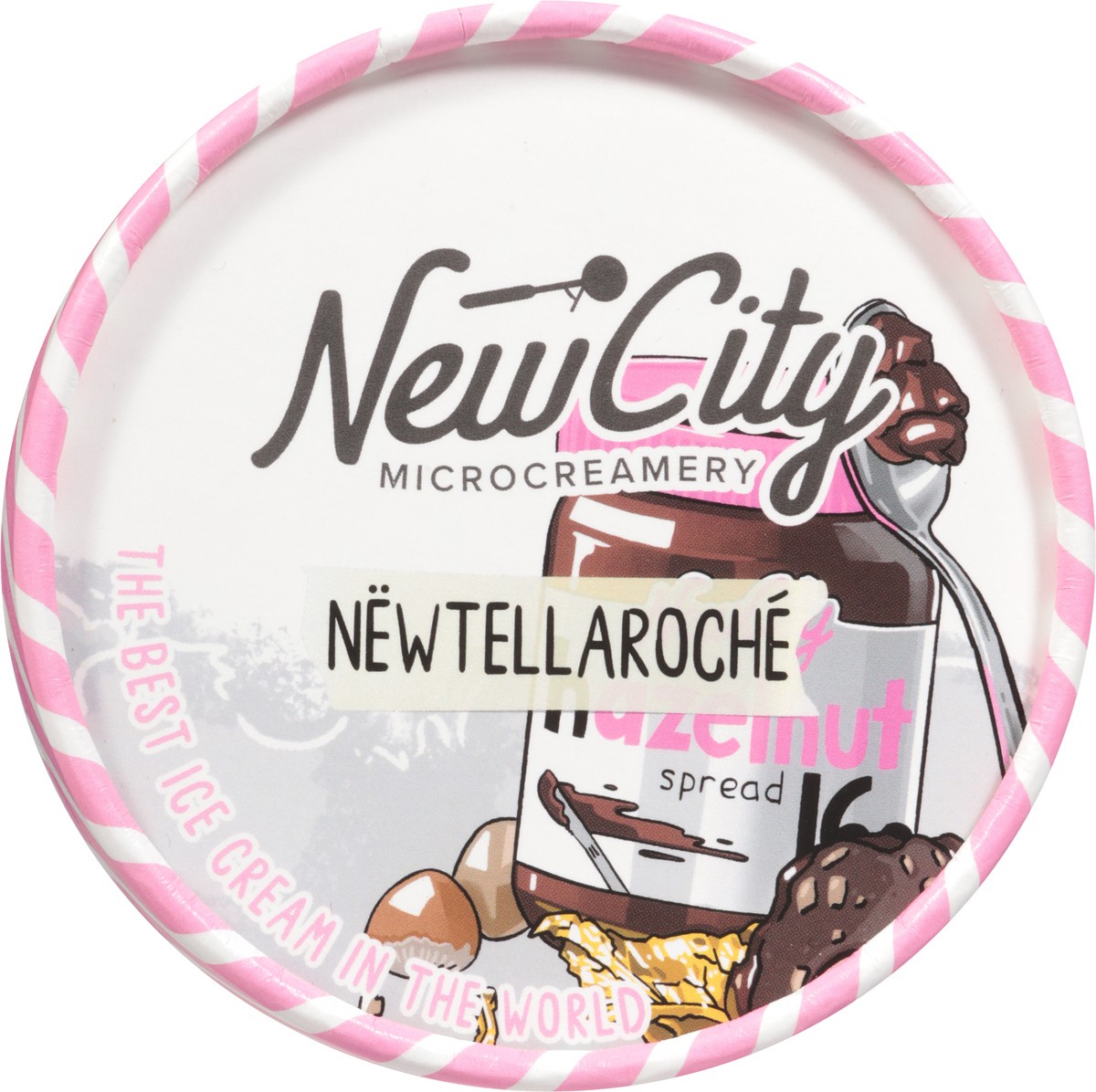 slide 7 of 14, New City Microcreamery Newtellaroche Ice Cream 14 fl oz, 14 fl oz