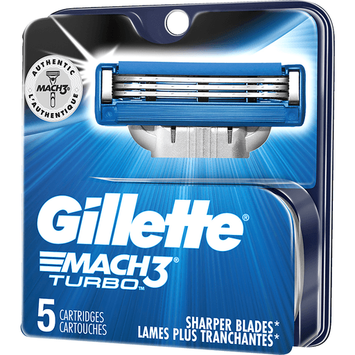 slide 4 of 4, Gillette Cartridges 5 ea, 5 ct