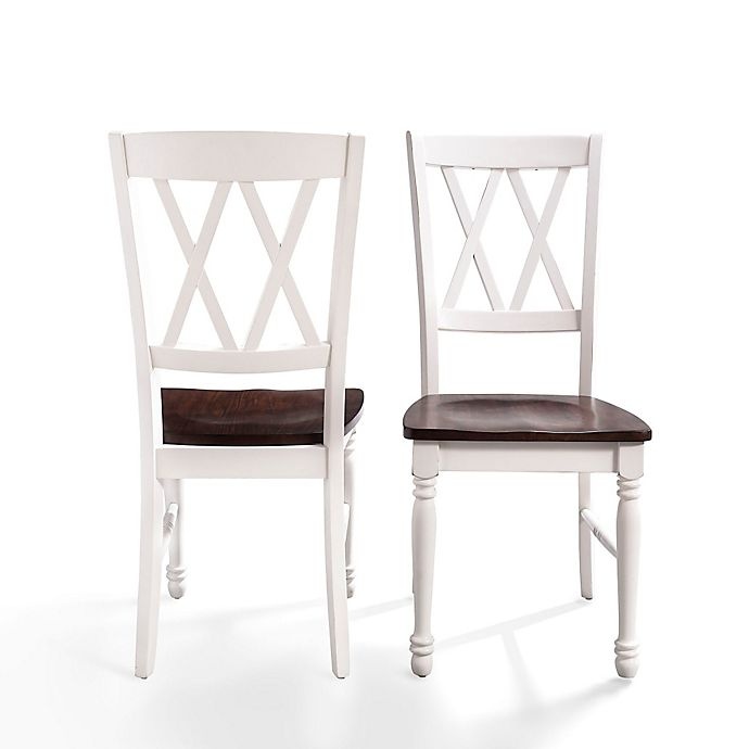 slide 3 of 5, Crosley Furniture Shelby Dining Chairs - White, 2 ct