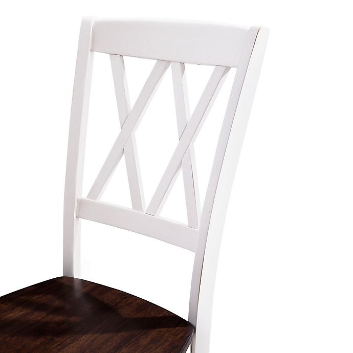 slide 5 of 5, Crosley Furniture Shelby Dining Chairs - White, 2 ct