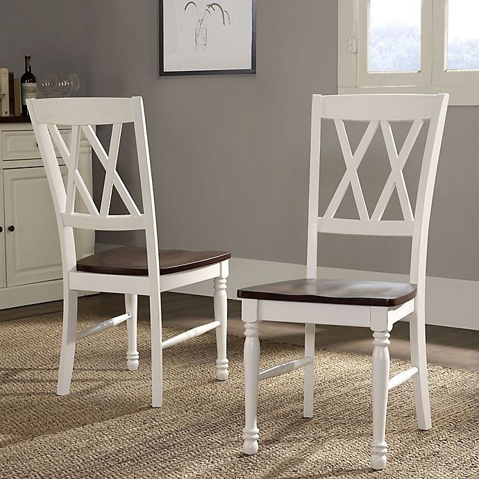 slide 1 of 5, Crosley Furniture Shelby Dining Chairs - White, 2 ct