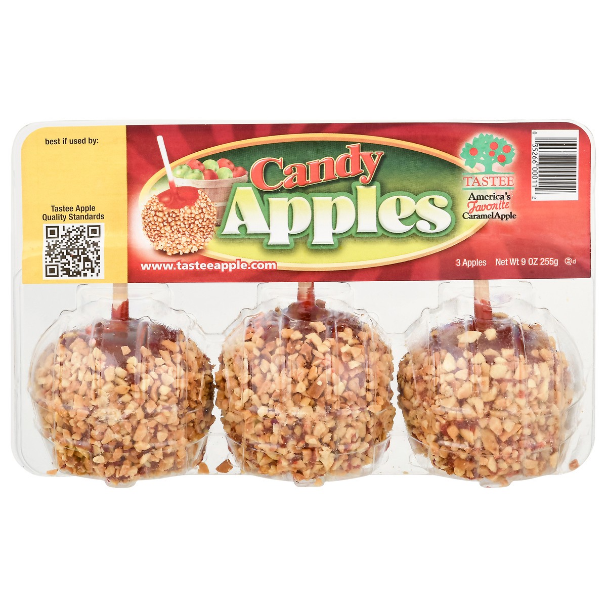 slide 1 of 14, Tastee Candy Apples 3 ea, 3 ct