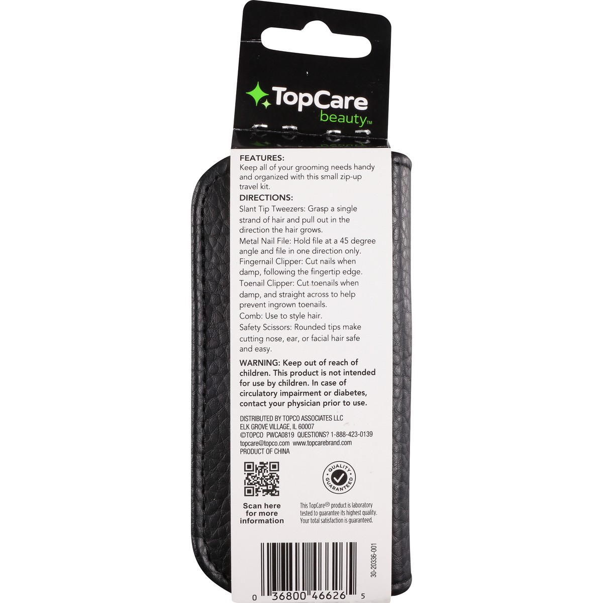 slide 3 of 8, TopCare Top Care TopCare Compact Grooming Kit With Case, 1 ct