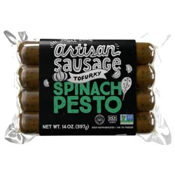 Tofurky Artisan Sausage Spinach Pesto