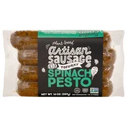 Tofurky Artisan Sausage Spinach Pesto