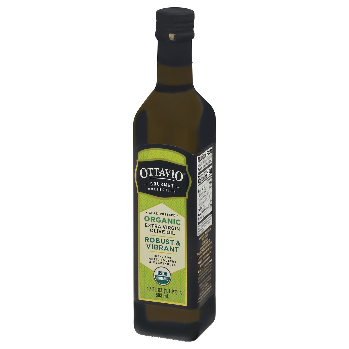 slide 3 of 11, Ottavio Gourmet Collection Organic Robust & Vibrant Extra Virgin Olive Oil, 17 oz