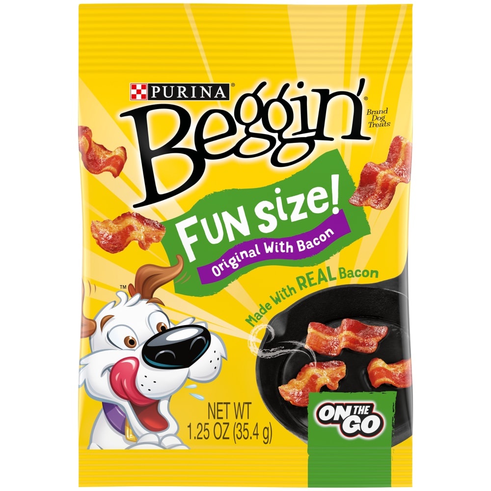 slide 1 of 1, Beggin' Beggin Strips Bacon Little Strips-Beggin' Strips Original, 1.25 oz