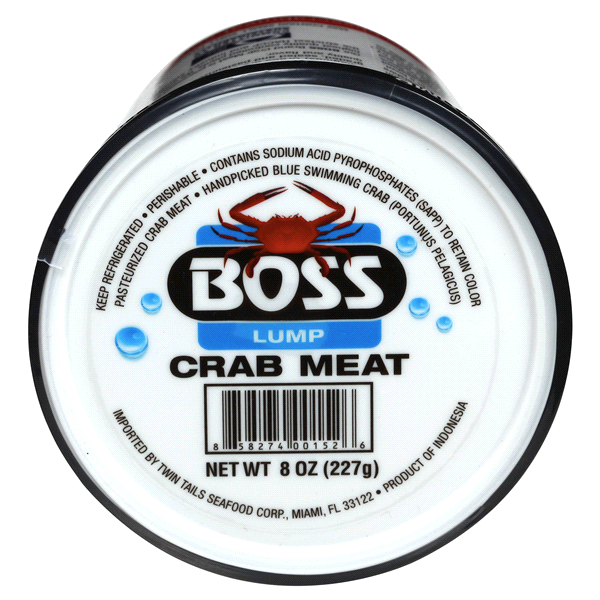 slide 5 of 17, Boss Handpick Pasteurized Crab Meat, Lump, 8 oz, 8 oz