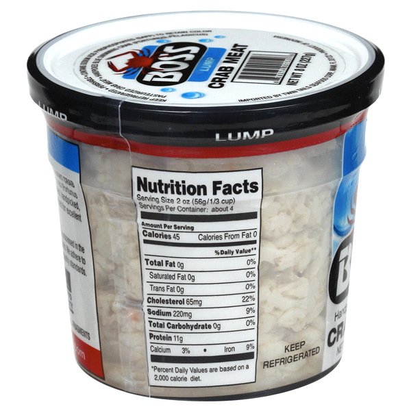 slide 6 of 17, Boss Handpick Pasteurized Crab Meat, Lump, 8 oz, 8 oz