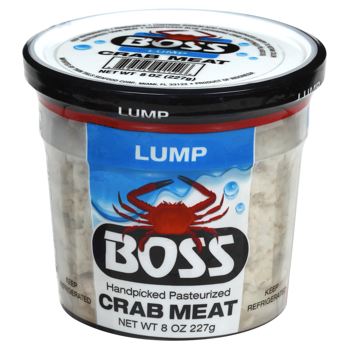slide 1 of 17, Boss Handpick Pasteurized Crab Meat, Lump, 8 oz, 8 oz