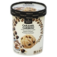 slide 1 of 3, Signature Select Denali Caramel Caribou Ice Cream, 1.5 qt