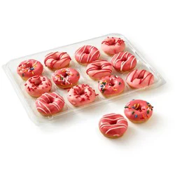 Bakery Fresh Strawberry Mini Donuts, 8 oz