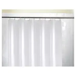 ZENNA HOME Super Softy Shower Liner, White