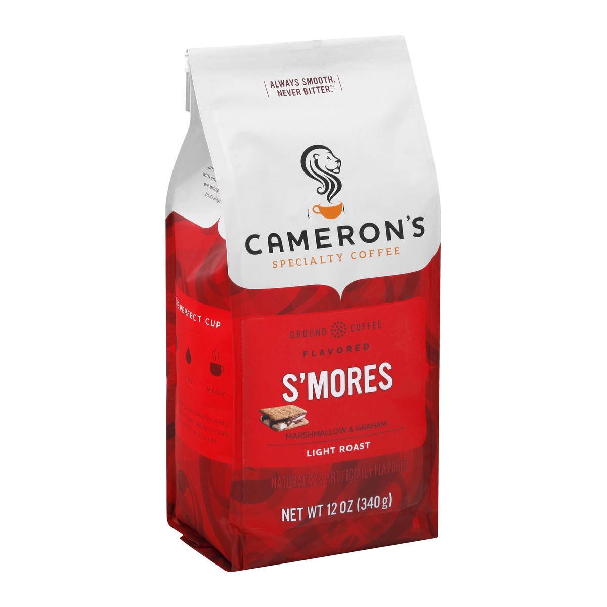 slide 12 of 12, Cameron's Light Roast Ground S'mores Coffee - 12 oz, 12 oz