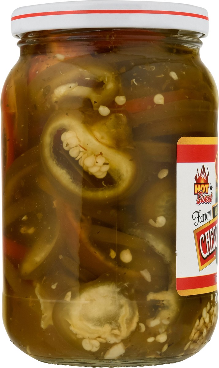 slide 13 of 13, Bell-View Slices Hot & Sweet Cherry Pepper 16 fl oz, 16 fl oz