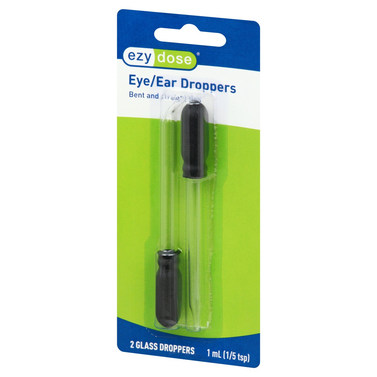 slide 3 of 9, EZY Dose 1 ml Glass Eye/Ear Droppers 2 ea, 2 ct