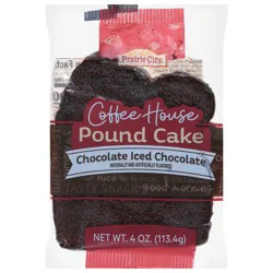 Prairie City Bakery Chocolate Iced Chocolate Pound Cake - 4 oz