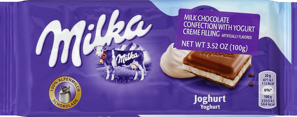 slide 1 of 5, Milka Milk Chocolate Confection 3.52 oz, 3.52 oz