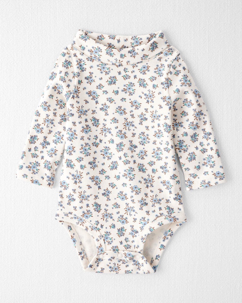 slide 6 of 6, Littleplanet Baby Girl 2-Piece Organic Cotton Jumper Set Newport Blue, BlueMist Bloom 18M, 2 pc
