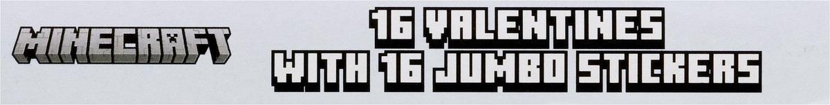 slide 2 of 9, IG Design Group Minecraft Valentines with Jumbo Stickers 32 Pieces 1 ea, 1 ct
