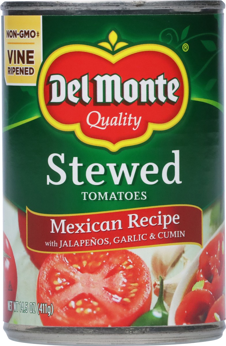 slide 6 of 9, Del Monte Mexican Recipe Stewed Tomatoes 14.5 oz, 14.5 oz