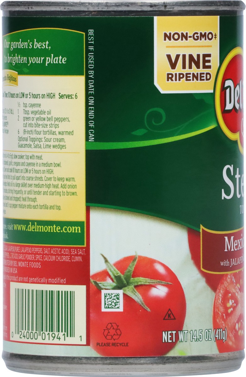 slide 7 of 9, Del Monte Mexican Recipe Stewed Tomatoes 14.5 oz, 14.5 oz