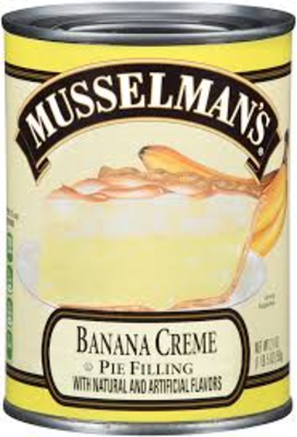 slide 1 of 1, Musselman's Banana Pie Filling, 21 oz