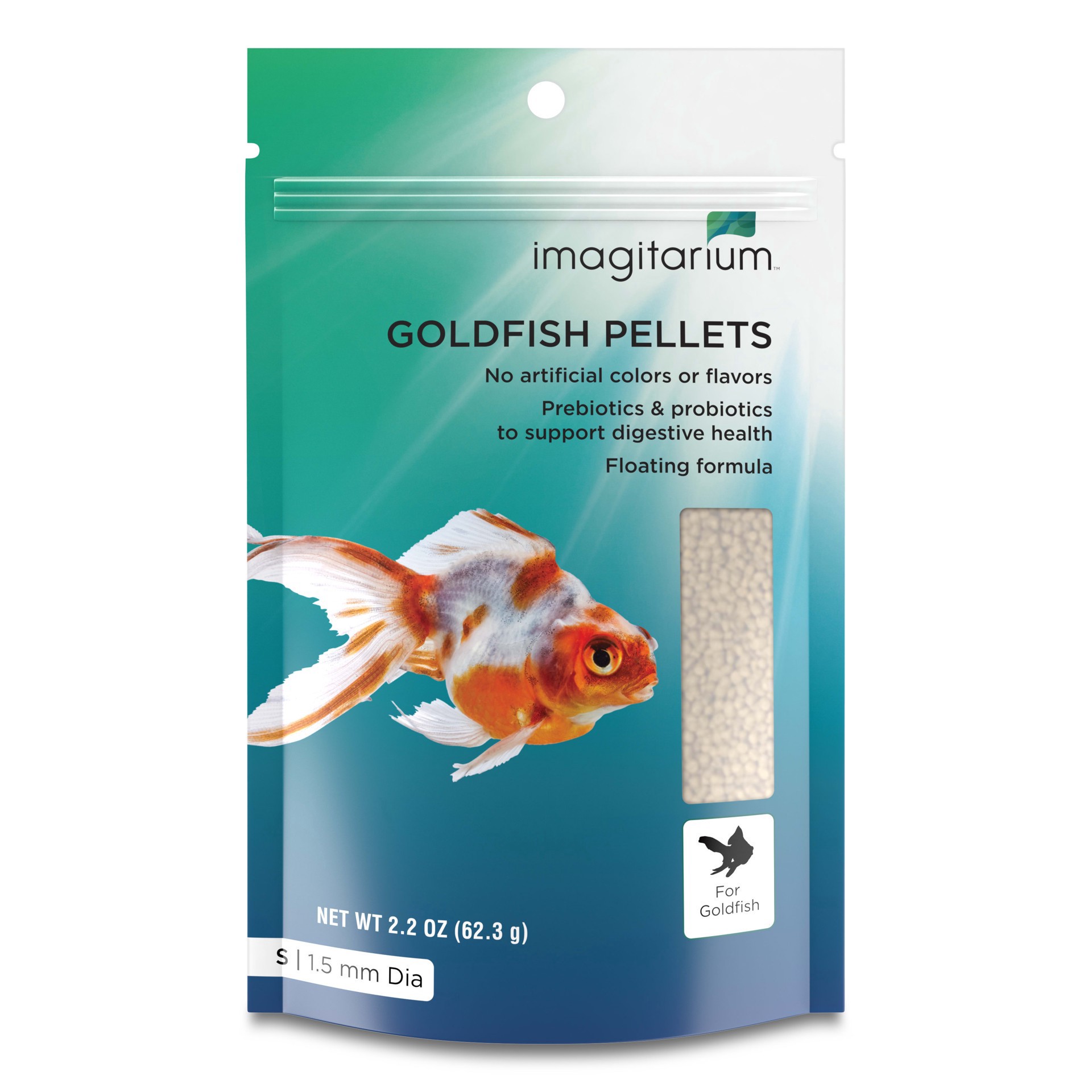 slide 1 of 1, Imagitarium Small Goldfish Pellets, 2.2 oz., 2.2 oz