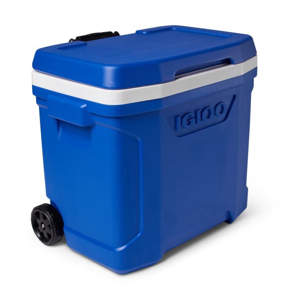 slide 13 of 29, Igloo Profile Roller Cooler, Blue, 28 qt