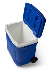 slide 3 of 29, Igloo Profile Roller Cooler, Blue, 28 qt