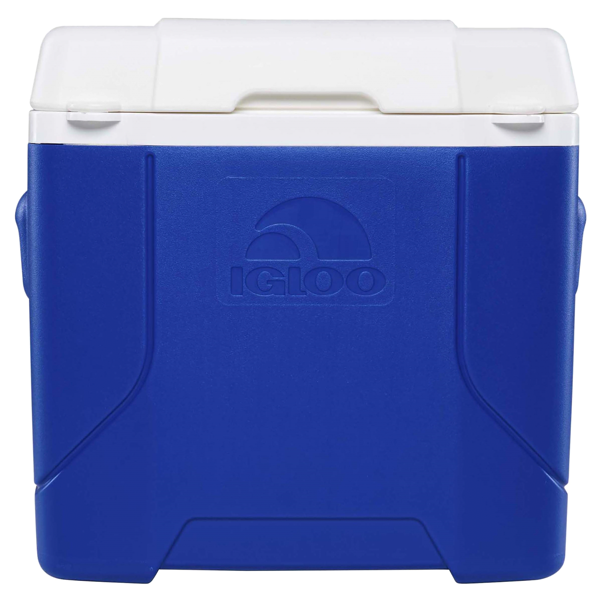 slide 1 of 1, Igloo Profile Roller Cooler, Blue, 28 qt