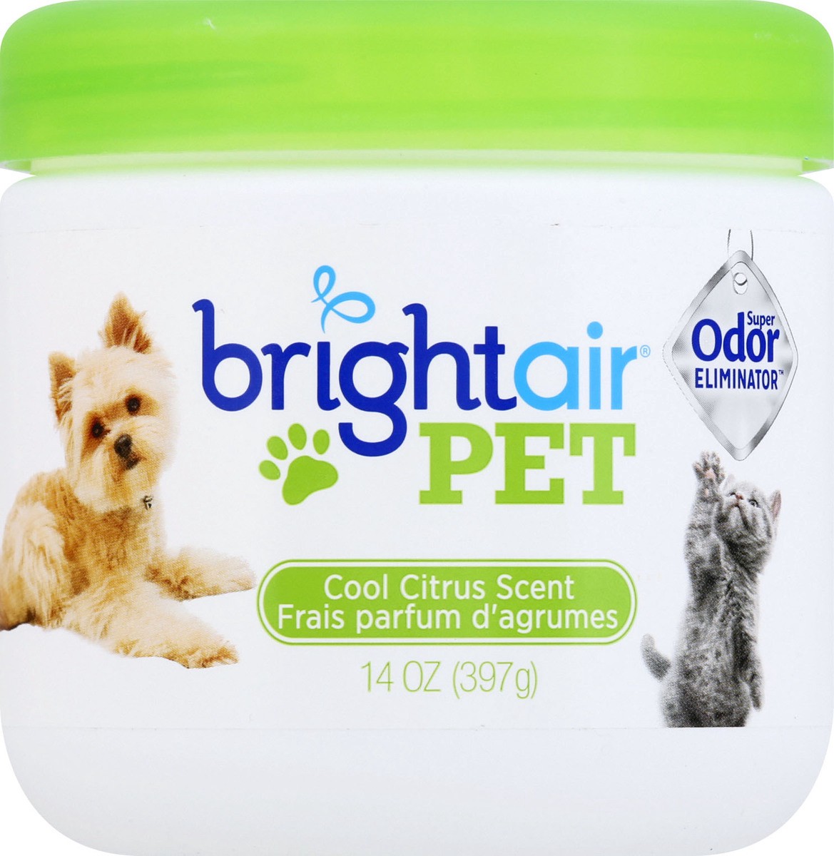 slide 3 of 9, Brightair Pet Super Cool Citrus Odor Eliminator 14 oz, 14 oz